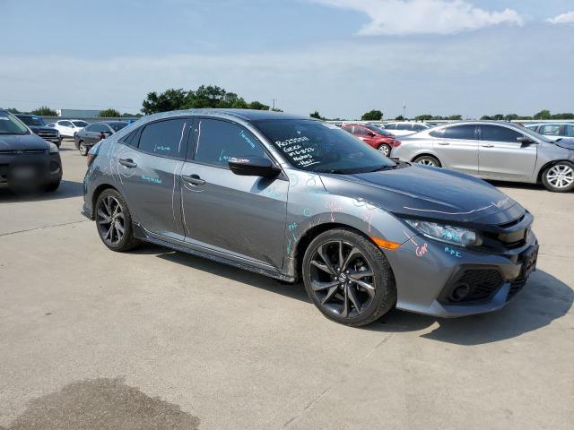 SHHFK7H40JU236556 - 2018 HONDA CIVIC SPORT ნაცრისფერი ფოტო 4