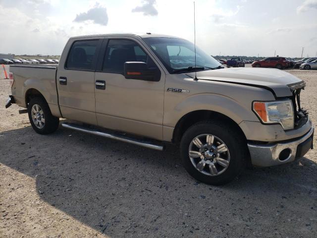 1FTEW1C85AFC29526 - 2010 FORD F150 SUPERCREW TAN photo 4