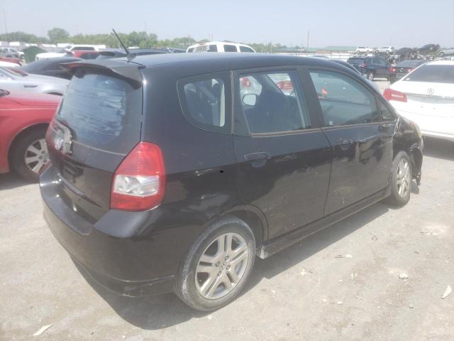 JHMGD38697S051202 - 2007 HONDA FIT S 黑色 照片 3