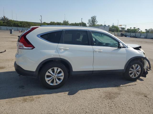 5J6RM4H76EL119451 - 2014 HONDA CR-V EXL WHITE photo 3