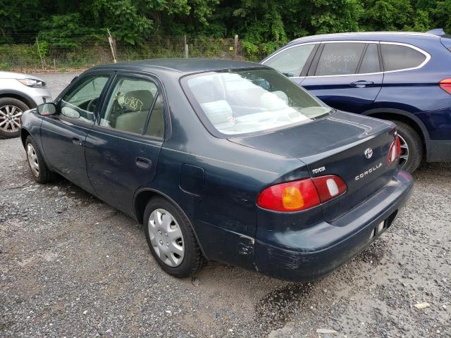 2T1BR12E6XC111228 - 1999 TOYOTA COROLLA VE GREEN photo 2