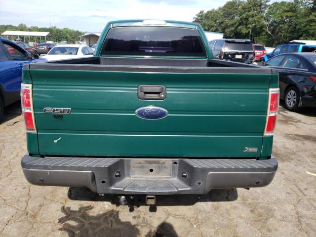 1FTFX1CV2AKA19335 - 2010 FORD F150 SUPER CAB GREEN photo 6