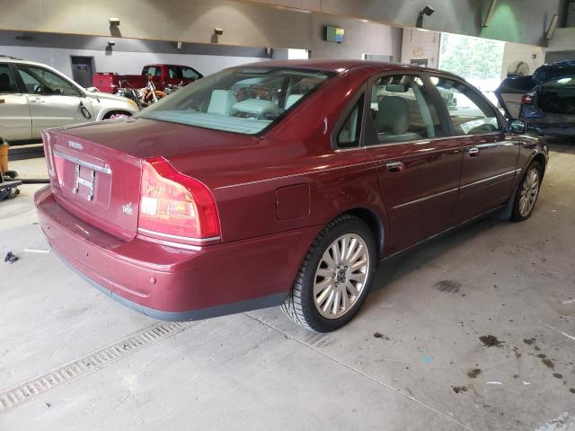 YV1TS592761433272 - 2006 VOLVO S80 2.5T BURGUNDY photo 3