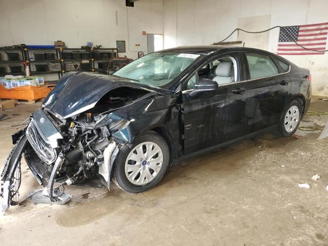 3FA6P0G79ER221649 - 2014 FORD FUSION S BLACK photo 1