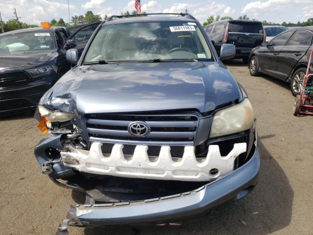 JTEEP21A070200967 - 2007 TOYOTA HIGHLANDER SPORT BLUE photo 5