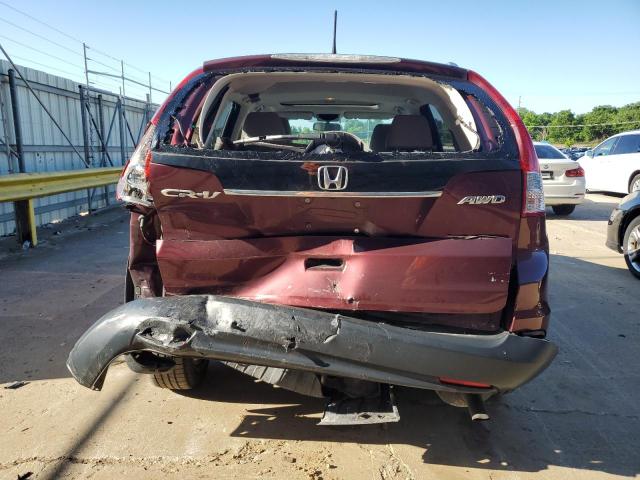 5J6RM4H79DL048888 - 2013 HONDA CR-V EXL BURGUNDY photo 6