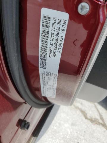 2C4RC1BG0PR613668 - 2023 CHRYSLER PACIFICA TOURING L Tünd qırmızı foto 13