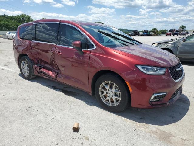 2C4RC1BG0PR613668 - 2023 CHRYSLER PACIFICA TOURING L MAROON photo 4