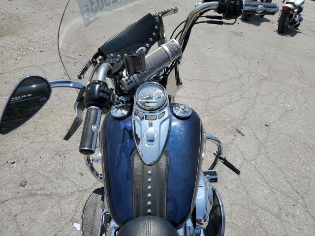 1HD1BWV12CB045211 - 2012 HARLEY-DAVIDSON FLSTC HERITAGE SOFTAIL CLASSIC BLUE photo 5