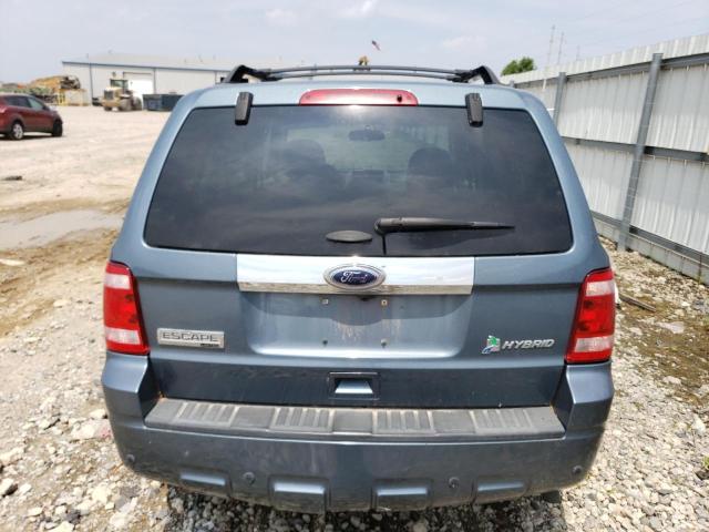 1FMCU4K30BKC48428 - 2011 FORD ESCAPE HYBRID BLUE photo 6