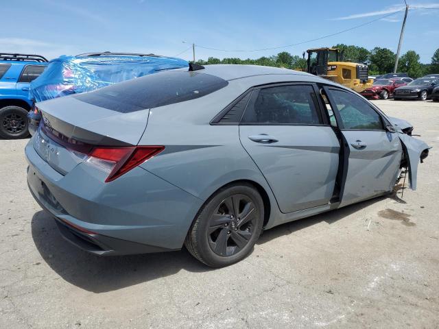 KMHLM4AGXMU135971 - 2021 HYUNDAI ELANTRA SEL TEAL photo 3