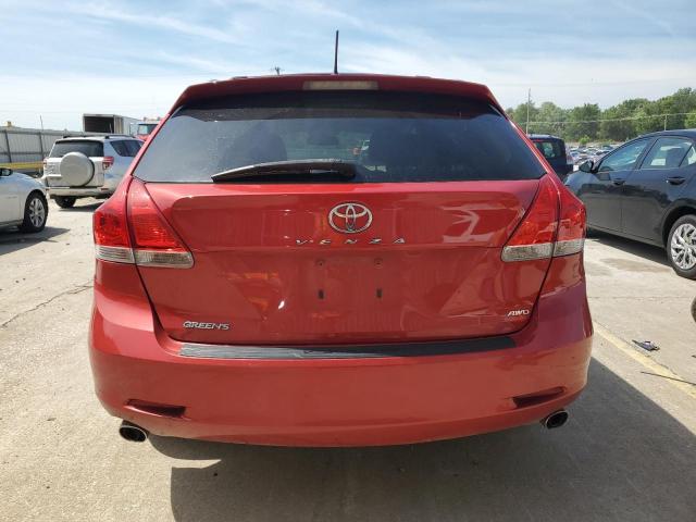 4T3BK11A89U026192 - 2009 TOYOTA VENZA RED photo 6