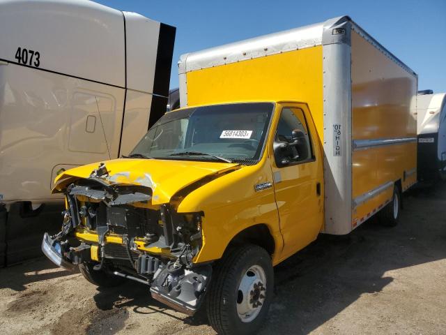 1FDWE3FS0KDC16587 - 2019 FORD ECONOLINE E350 SUPER DUTY CUTAWAY VAN YELLOW photo 1