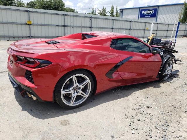 1G1YB3D49M5109151 - 2021 CHEVROLET CORVETTE STINGRAY 2LT RED photo 3