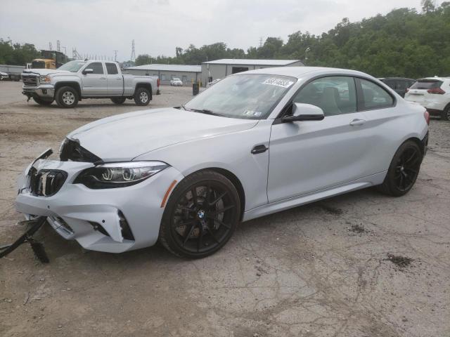 WBS2U7C00M7H83248 - 2021 BMW M2 COMPETITION SILVER photo 1