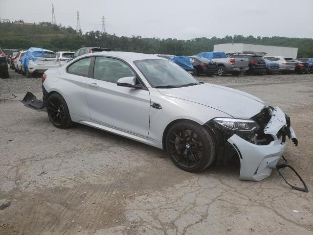WBS2U7C00M7H83248 - 2021 BMW M2 COMPETITION SILVER photo 4