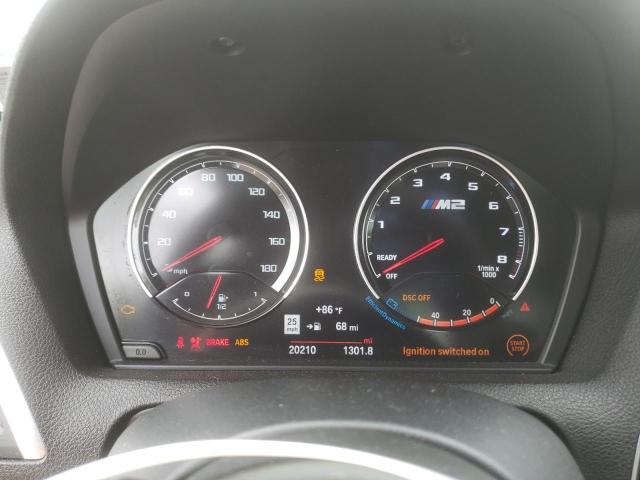 WBS2U7C00M7H83248 - 2021 BMW M2 COMPETITION SILVER photo 9