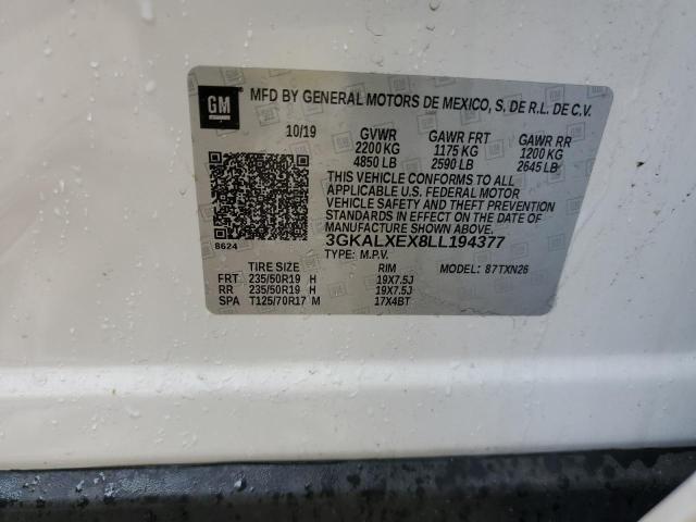 3GKALXEX8LL194377 - 2020 GMC TERRAIN DENALI WHITE photo 14