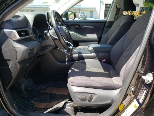 5TDBZRBH5MS078329 - 2021 TOYOTA HIGHLANDER L BLACK photo 7