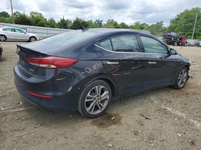 5NPD84LF3HH038418 - 2017 HYUNDAI ELANTRA SE BLACK photo 3