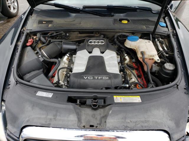 WAUKGAFB5BN049037 - 2011 AUDI A6 PRESTIGE შავი ფოტო 11