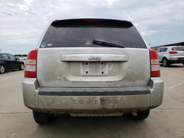 1J8FT47W27D378917 - 2007 JEEP COMPASS SILVER photo 6