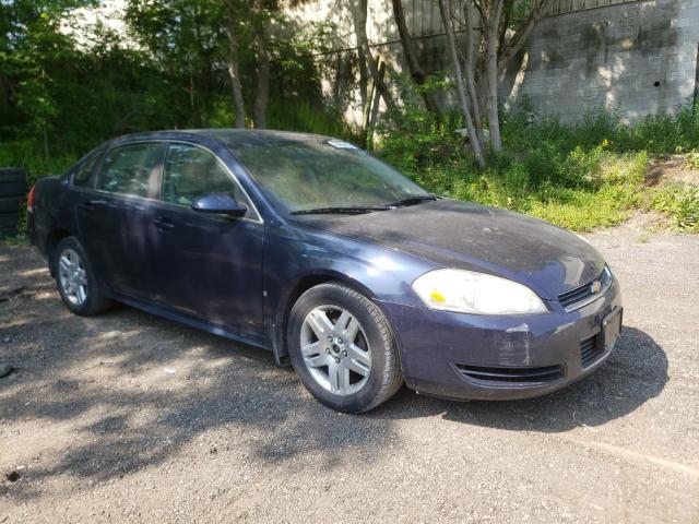 2G1WT57K291275515 - 2009 CHEVROLET IMPALA 1LT BLUE photo 4