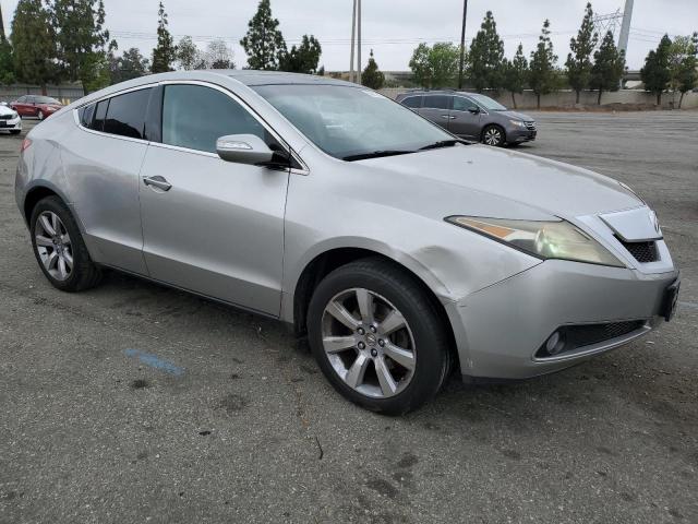 2HNYB1H69AH503142 - 2010 ACURA ZDX ADVANCE Արծաթագույն լուսանկար 4