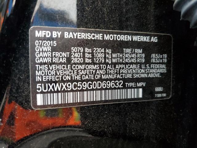 5UXWX9C59G0D69632 - 2016 BMW X3 XDRIVE28I BLACK photo 14