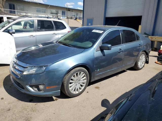 3FADP0L36BR131820 - 2011 FORD FUSION HYBRID BLUE photo 1