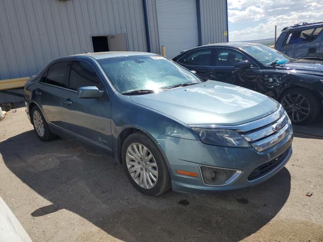 3FADP0L36BR131820 - 2011 FORD FUSION HYBRID BLUE photo 4