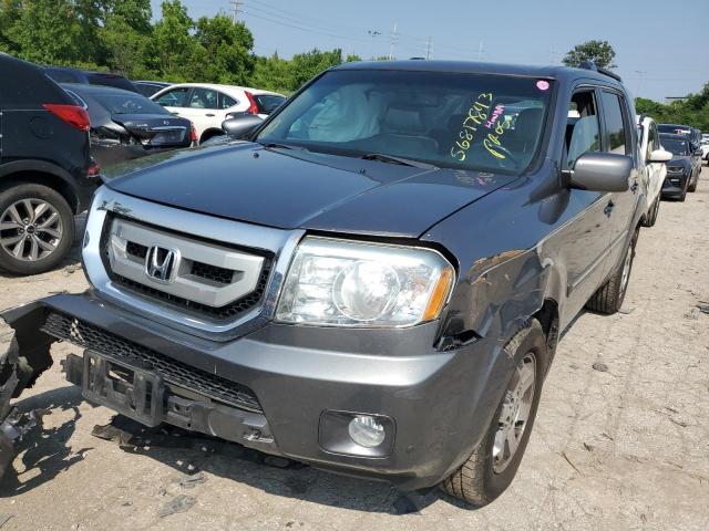 5FNYF4H93BB099381 - 2011 HONDA PILOT TOURING GRAY photo 1