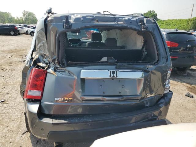 5FNYF4H93BB099381 - 2011 HONDA PILOT TOURING GRAY photo 6