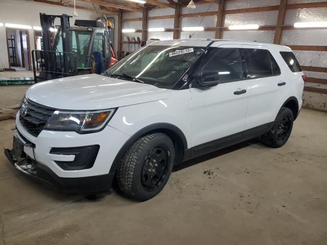 1FM5K8AR5KGB28302 - 2019 FORD EXPLORER POLICE INTERCEPTOR WHITE photo 1