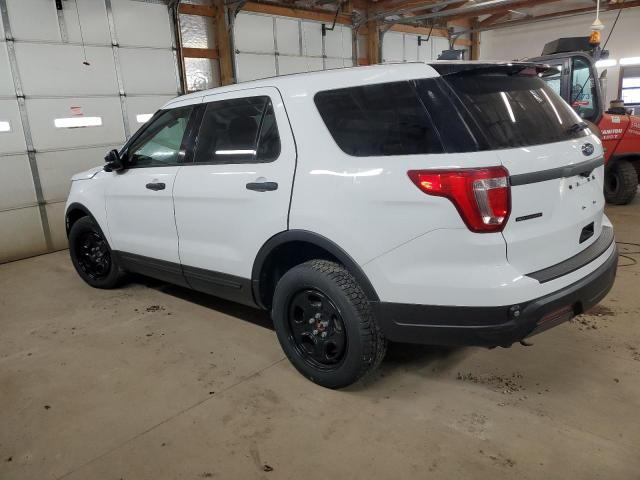 1FM5K8AR5KGB28302 - 2019 FORD EXPLORER POLICE INTERCEPTOR WHITE photo 2