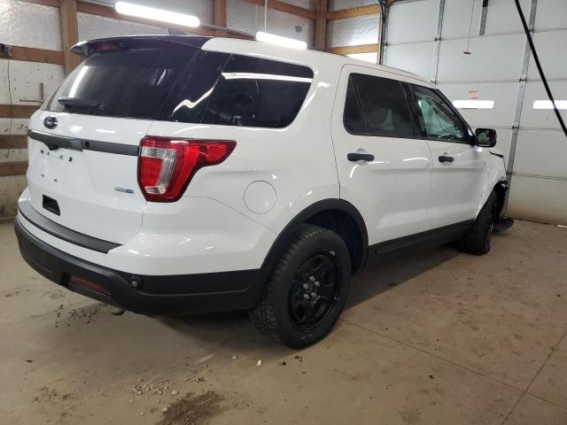 1FM5K8AR5KGB28302 - 2019 FORD EXPLORER POLICE INTERCEPTOR WHITE photo 3