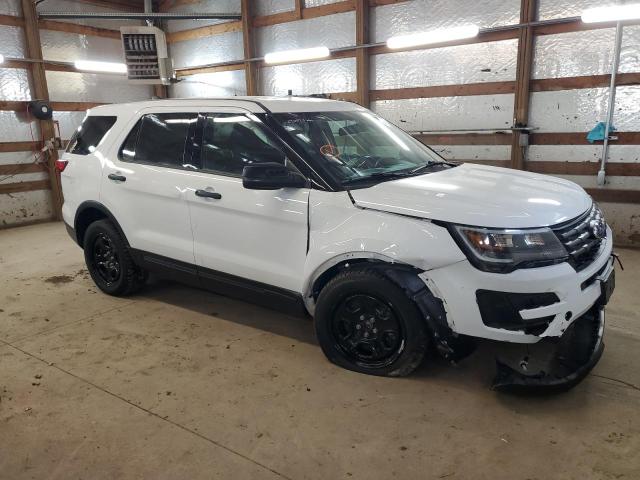 1FM5K8AR5KGB28302 - 2019 FORD EXPLORER POLICE INTERCEPTOR WHITE photo 4