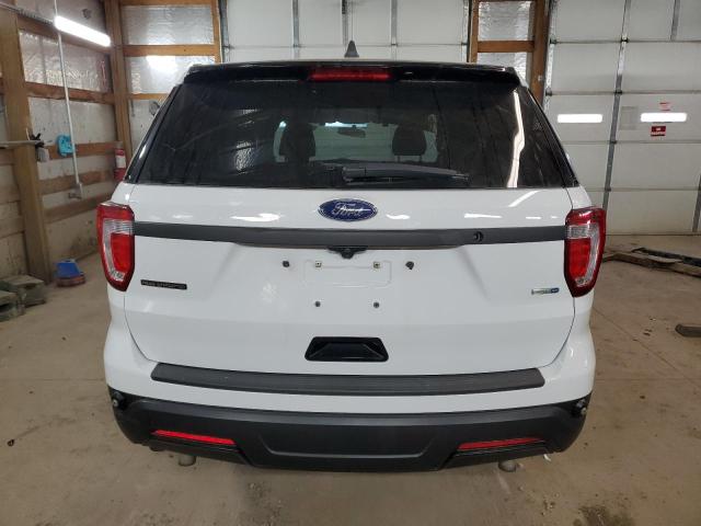 1FM5K8AR5KGB28302 - 2019 FORD EXPLORER POLICE INTERCEPTOR WHITE photo 6