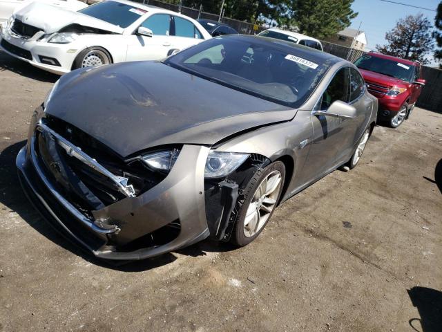 5YJSA1E2XFF112143 - 2015 TESLA MODEL S Թուխ լուսանկար 1