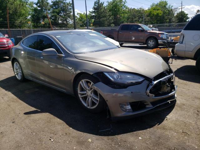 5YJSA1E2XFF112143 - 2015 TESLA MODEL S Թուխ լուսանկար 4