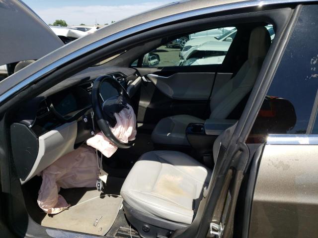 5YJSA1E2XFF112143 - 2015 TESLA MODEL S Թուխ լուսանկար 7