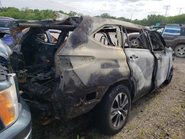 5TDGZRBH9LS032443 - 2020 TOYOTA HIGHLANDER XLE Yanmış foto 3