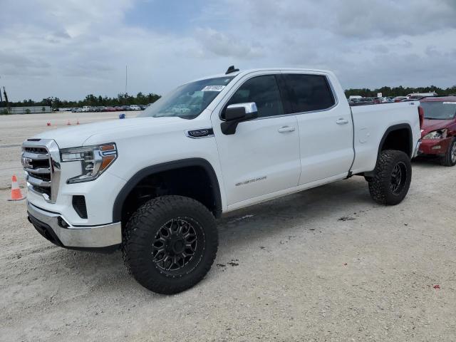 1GTU9BED7KZ285017 - 2019 GMC SIERRA K1500 SLE WHITE photo 1