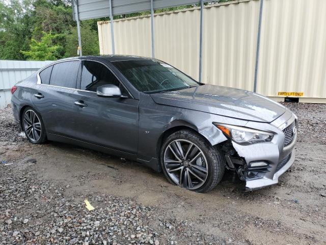 JN1BV7AP5FM338755 - 2015 INFINITI Q50 BASE GRAY photo 4
