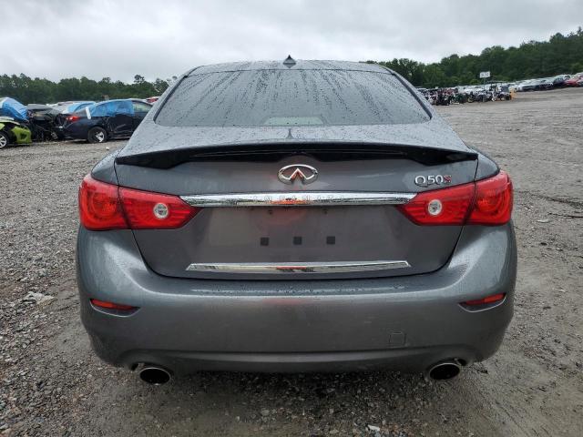 JN1BV7AP5FM338755 - 2015 INFINITI Q50 BASE GRAY photo 6