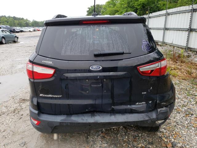 MAJ6P1UL5JC204346 - 2018 FORD ECOSPORT SE Negro foto 6