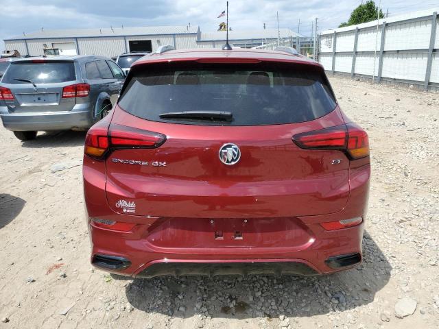 KL4MMDSL4NB105828 - 2022 BUICK ENCORE GX SELECT RED photo 6