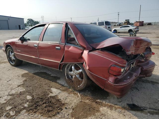 1G1BL53E9NR124333 - 1992 CHEVROLET CAPRICE BURGUNDY photo 2