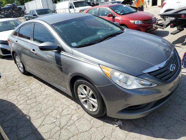 5NPEB4AC1EH866445 - 2014 HYUNDAI SONATA GLS GRAY photo 4