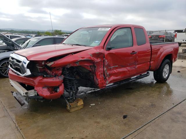 5TFTU4GNXCX027180 - 2012 TOYOTA TACOMA PRERUNNER ACCESS CAB RED photo 1